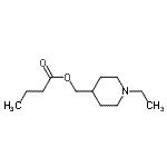 CAS#: 700870-64-0, (1-Ethyl-4-piperidinyl)methyl butyrate