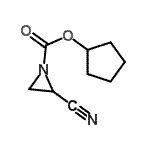 CAS#: 70093-75-3, Cyclopentyl 2-cyano-1-aziridinecarboxylate