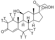 CAS#: 70094-60-9, Hydrocortisone-[1,2,6,7-3H(N)]