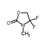 CAS#: 701231-95-0, 4,4-Difluoro-3-methyl-1,3-oxazolidin-2-one