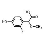 CAS#: 701264-75-7, (2-Fluoro-4-hydroxyphenyl)(methoxy)acetic acid