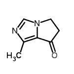 CAS#: 701298-58-0, 1-Methyl-5,6-dihydro-7H-pyrrolo[1,2-c]imidazol-7-one