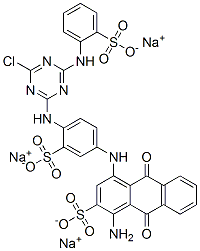 CAS#: 70161-13-6, Trisodium 1-Amino-4-[[4-[[4-Chloro-6-[(2-Sulphonatophenyl)Amino]-1,3,5-Triazin-2-Yl]Amino]-3-Sulphonatophenyl]Amino]-9,10-Dihydro-9,10-Dioxoanthracene-2-Sulphonate