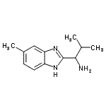 CAS 登录号：7031-53-0， 2-甲基-1-(5-甲基-1H-苯并咪唑-2-基)-1-丙胺
