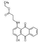 CAS#: 70321-15-2, Ethyl N-(4-hydroxy-9,10-dioxo-9,10-dihydro-1-anthracenyl)-beta-alaninate