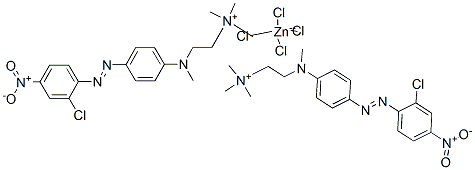 CAS#: 70353-88-7, Bis((2-((4-((2-Chloro-4-Nitrophenyl)Azo)Phenyl)Methylamino)Ethyl)Trimethylammonium) Tetrachlorozincate