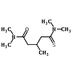 CAS#: 70367-47-4, 5-(Dimethylamino)-N,N,3-trimethyl-5-thioxopentanamide