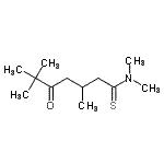 CAS#: 70367-56-5, N,N,3,6,6-Pentamethyl-5-oxoheptanethioamide