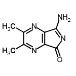 CAS#: 70385-90-9, 7-Amino-2,3-dimethyl-5H-pyrrolo[3,4-b]pyrazin-5-one
