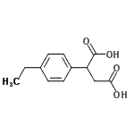 CAS#: 704205-92-5, 2-(4-Ethylphenyl)succinic acid