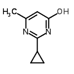 CAS#: 7043-10-9, 2-Cyclopropyl-6-methyl-4-pyrimidinol