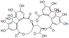CAS#: 7045-42-3, alpha-D-Glucopyranose, Cyclic 2,3:4,6-Bis(4,4',5,5',6,6'-Hexahydroxy(1,1'-Biphenyl)-2,2'-Dicarboxylate)