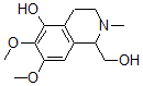 CAS 登录号：70475-63-7， 6,7-二甲氧基-2-甲基-1-甲醇-3,4-二氢-1H-异喹啉-5-醇