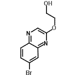 CAS#: 705262-64-2, 2-[(7-Bromo-2-quinoxalinyl)oxy]ethanol