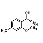 CAS#: 705288-16-0, Hydroxy(2-methoxy-4-methylphenyl)acetonitrile
