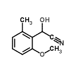 CAS#: 705288-18-2, Hydroxy(2-methoxy-6-methylphenyl)acetonitrile
