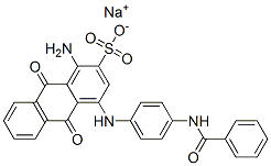 CAS#: 70571-79-8, Sodium 1-Amino-4-[[4-(Benzoylamino)Phenyl]Amino]-9,10-Dihydro-9,10-Dioxoanthracene-2-Sulphonate