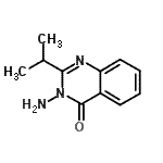 CAS 登录号：70589-51-4， 3-氨基-2-异丙基-4(3H)-喹唑啉酮