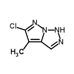CAS#: 705927-53-3, 5-Chloro-4-methyl-1H-pyrazolo[1,5-c][1,2,3]triazole