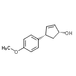 CAS#: 705943-29-9, (1R,4S)-4-(4-Methoxyphenyl)-2-cyclopenten-1-ol