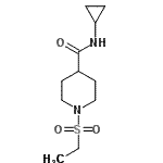CAS#: 705959-57-5, N-Cyclopropyl-1-(ethylsulfonyl)-4-piperidinecarboxamide