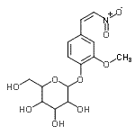 CAS#: 70622-78-5, 2-Methoxy-4-[(Z)-2-nitrovinyl]phenyl hexopyranoside