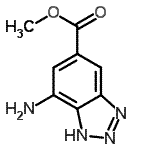 CAS 登录号：706793-18-2， 甲基4-氨基-1H-苯并三唑-6-羧酸酯