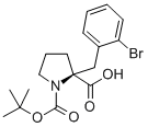 CAS 登录号：706806-73-7， 叔丁氧羰基-(S)-alpha-(2-溴苄基)-脯氨酸