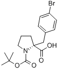 CAS#: 706806-75-9, Boc-(R)-alpha-(4-Bromobenzyl)-Proline