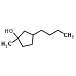 CAS#: 706810-06-2, 3-Butyl-1-methylcyclopentanol