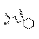 CAS#: 707533-35-5, (E)-(1-Cyanocyclohexyl)diazenecarboxylic acid