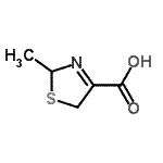 CAS#: 707537-41-5, 2-Methyl-2,5-dihydro-1,3-thiazole-4-carboxylic acid