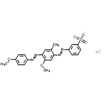 CAS#: 70776-63-5, Sodium 3-({5-methoxy-4-[(4-methoxyphenyl)diazenyl]-2-methylphenyl}diazenyl)benzenesulfonate