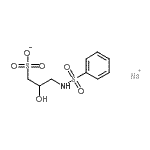 CAS#: 70788-51-1, Sodium 2-hydroxy-3-[(phenylsulfonyl)amino]-1-propanesulfonate