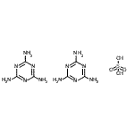 CAS#: 70793-19-0, 1,3,5-Triazine-2,4,6-triamine sulfate (2:1)