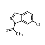 CAS 登录号：708-40-7， 1-(6-氯-1H-吲唑-1-基)乙酮