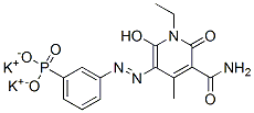 CAS#: 70815-25-7, Dipotassium 3-[3-Carbamoyl-1-Ethyl-1,2-Dihydro-6-Hydroxy-4-Methyl-2-Oxo-5-Pyridylazo]Phenylphosphonate