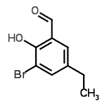 CAS#: 708209-58-9, 3-Bromo-5-ethyl-2-hydroxybenzaldehyde