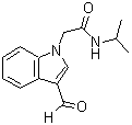 CAS#: 708284-70-2, 2-(3-Formyl-1H-indol-1-yl)-N-isopropylacetamide