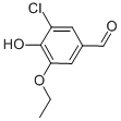 CAS#: 70842-33-0, 3-Chloro-5-Ethoxy-4-Hydroxybenzaldehyde