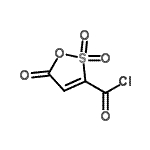 CAS#: 70873-59-5, 5-Oxo-5H-1,2-oxathiole-3-carbonyl chloride 2,2-dioxide