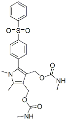 CAS#: 70889-28-0, 2-Dimethyl-5-[4- (Phenylsulfonyl)Phenyl] -1H-Pyrrole-3,4-Dimethanol 1 Bis(Methylcarbamate) (Ester)