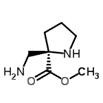 CAS#: 708972-38-7, Methyl 2-(aminomethyl)-L-prolinate