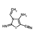 CAS#: 708980-13-6, 4-Amino-2-imino-3-vinyl-2,3-dihydro-1,3-thiazole-5-carbonitrile