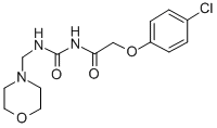 CAS 登录号：70920-06-8， 1-((4-氯苯氧基)乙酰基)-3-(吗啉基甲基)-脲