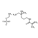 CAS#: 70942-19-7, N-Ethyl-3-(methacryloylamino)-N,N-dimethyl-1-propanaminium ethyl sulfate
