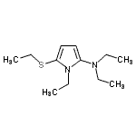 CAS#: 709644-47-3, N,N,1-Triethyl-5-(ethylsulfanyl)-1H-pyrrol-2-amine