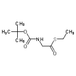 CAS#: 709673-17-6, S-Ethyl ({[(2-methyl-2-propanyl)oxy]carbonyl}amino)ethanethioate
