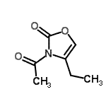 CAS 登录号：71005-76-0， 3-乙酰基-4-乙基-1,3-恶唑-2(3H)-酮