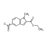 CAS#: 71056-57-0, Ethyl 1-methyl-5-nitro-1H-indole-2-carboxylate